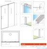Radaway Espera Pro DWJ Drzwi wnękowe przesuwne 110 prawe przejrzyste 10090110-01-01R/10091110-01-01R